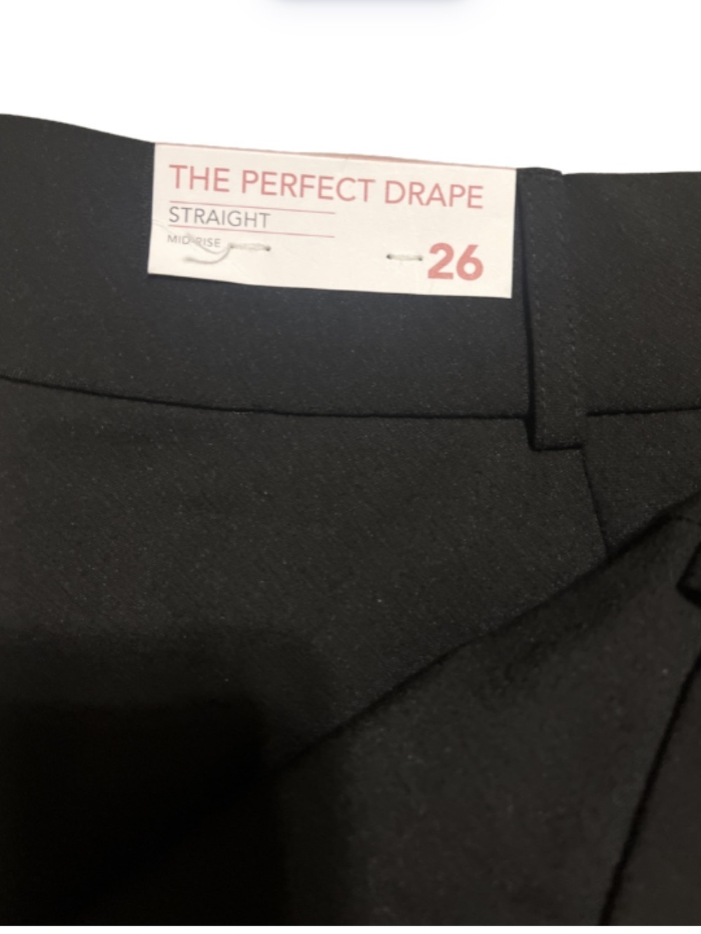 Lane Bryant The Perfect Drape Straight Mid-Rise Straight Leg Dress Pants Size 26 - Picture 4 of 4